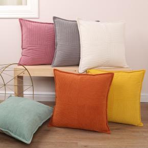 Cotton Linen Pillow Cover Modern Style