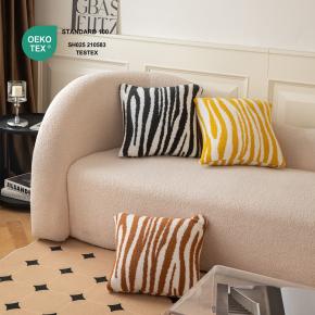 Home Decoration Fluffy Luxury Modern Sofa Knitted Pillow Cover for Bed