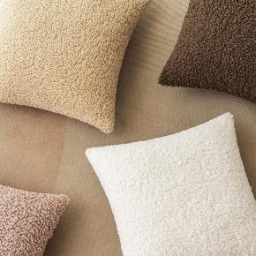 Nordic Solid Wool Cushions for Home Decor Living Room Latest Design Roll Fleece Sofa Cushion Cover