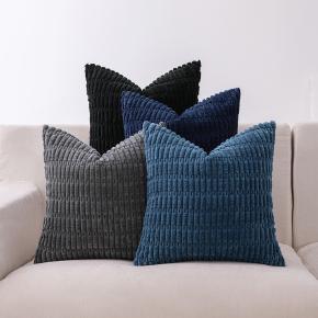 Modern Striped & Geometric Jacquard Polyester Cushion Home Decorative Lounge Chair Seat Throw Pillow Covers